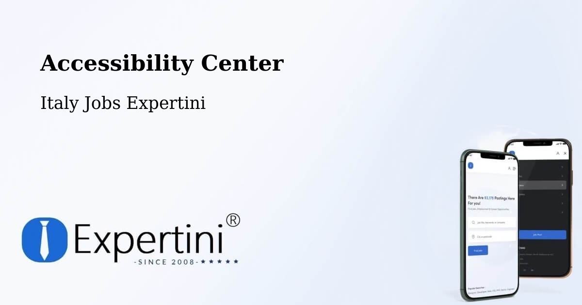 Accessibility Statement – Fossalunga - Italy Jobs Expertini