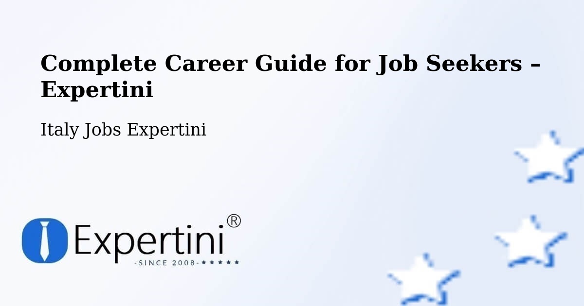 Career Guide for Job Seekers – Fossalunga - Fossalunga, Italy Jobs Expertini