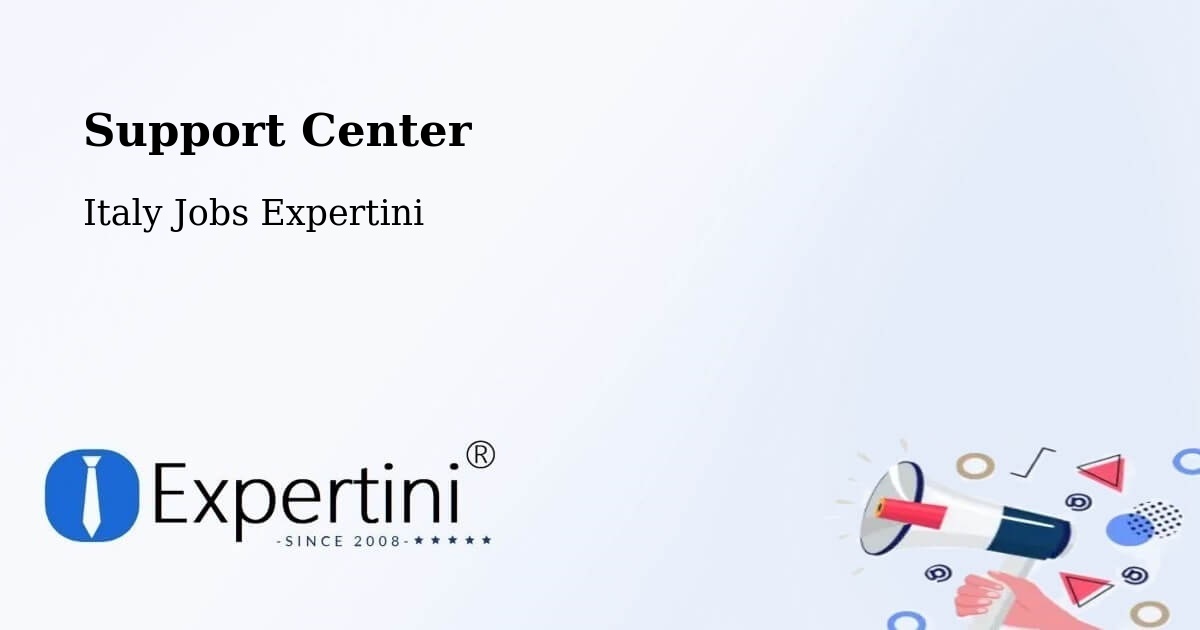 Support Services – Fossalunga - Italy Jobs Expertini